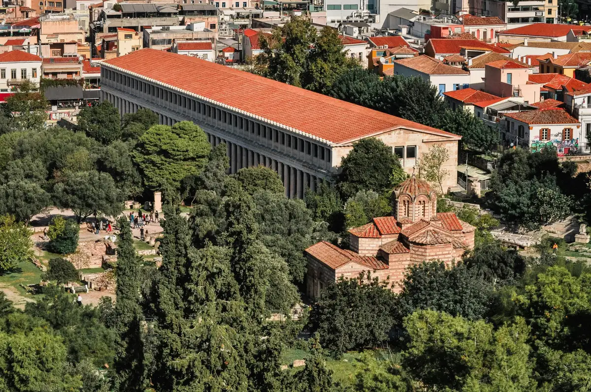 L’Agora antique d’Athènes et le portique d’Attale